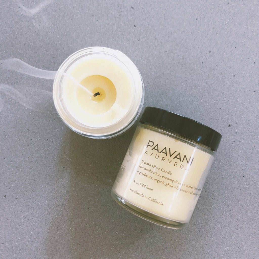 🕯️ Trataka Ghee Candle