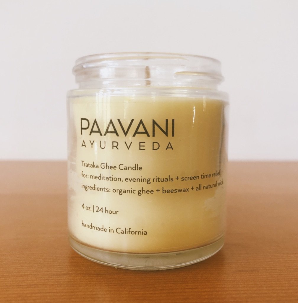 🕯️ Trataka Ghee Candle