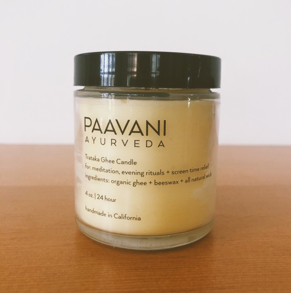 🕯️ Trataka Ghee Candle