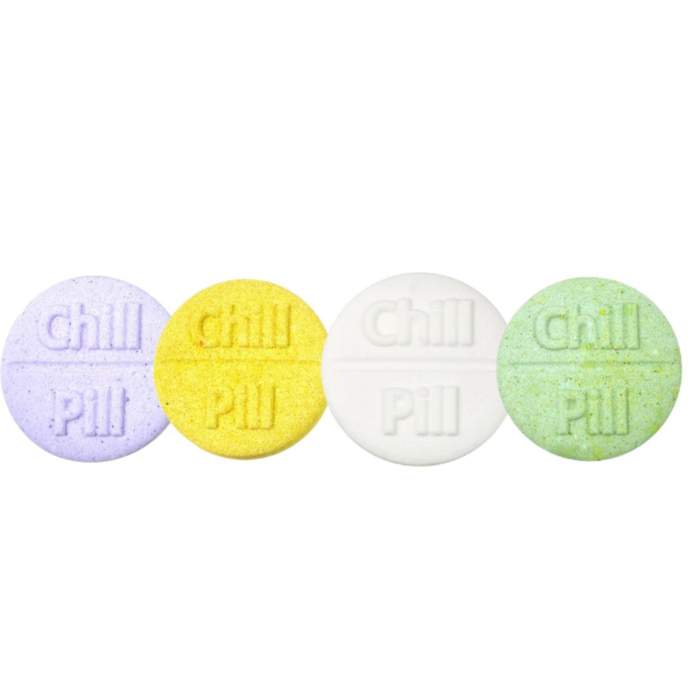 Four chill pill shower steamers aromatherapy