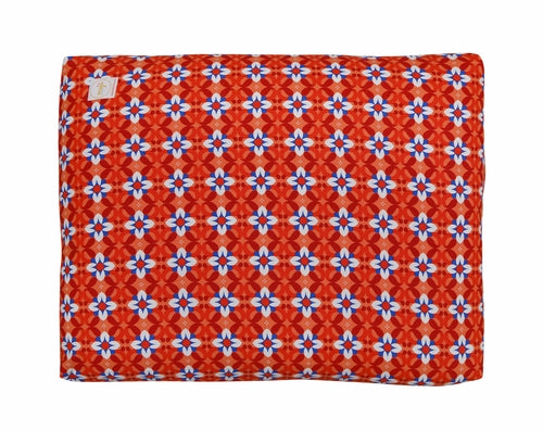 meditation cushion in red