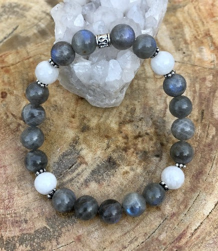 labradorite bracelet throat chakra