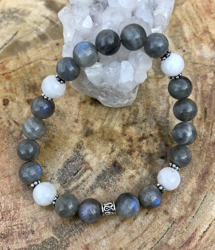 labradorite gemstone bracelet