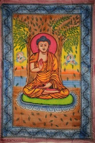 buddha meditation tapestry