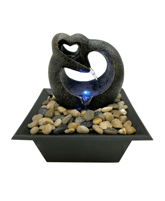 Tabletop Meditation Fountain With Led Light