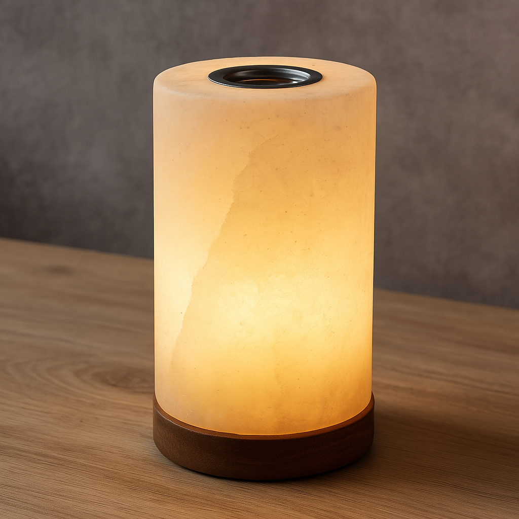 White Himalayan Salt Lamp Aromatherapy Diffuser