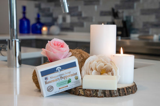 Handmade Magnesium Bar Soap - 2 pack