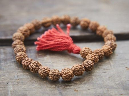 Rudraksha wrist mala