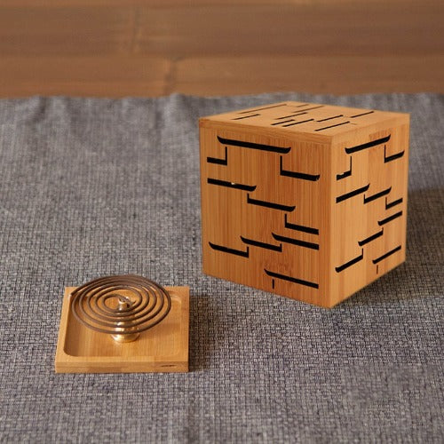 incense burner bamboo box