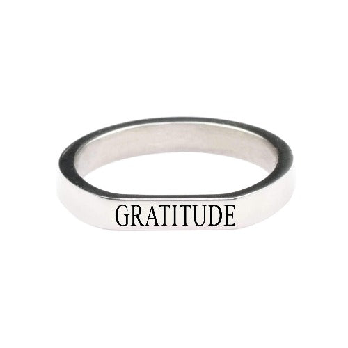 gratitude fashion ring
