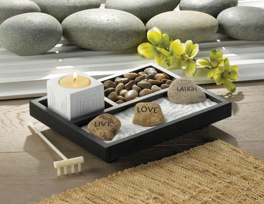 live laugh love zen garden